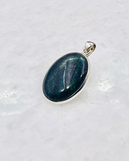 Andamooka Opal in 0.925 Silver