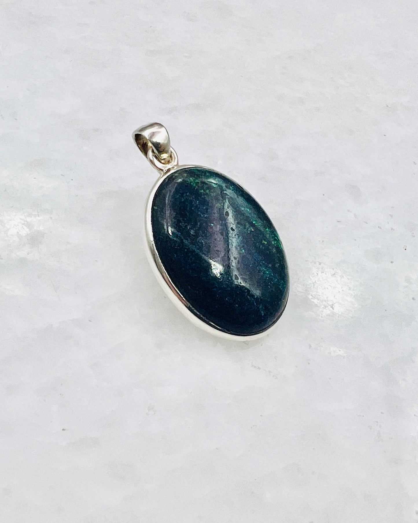 Andamooka Opal in 0.925 Silver