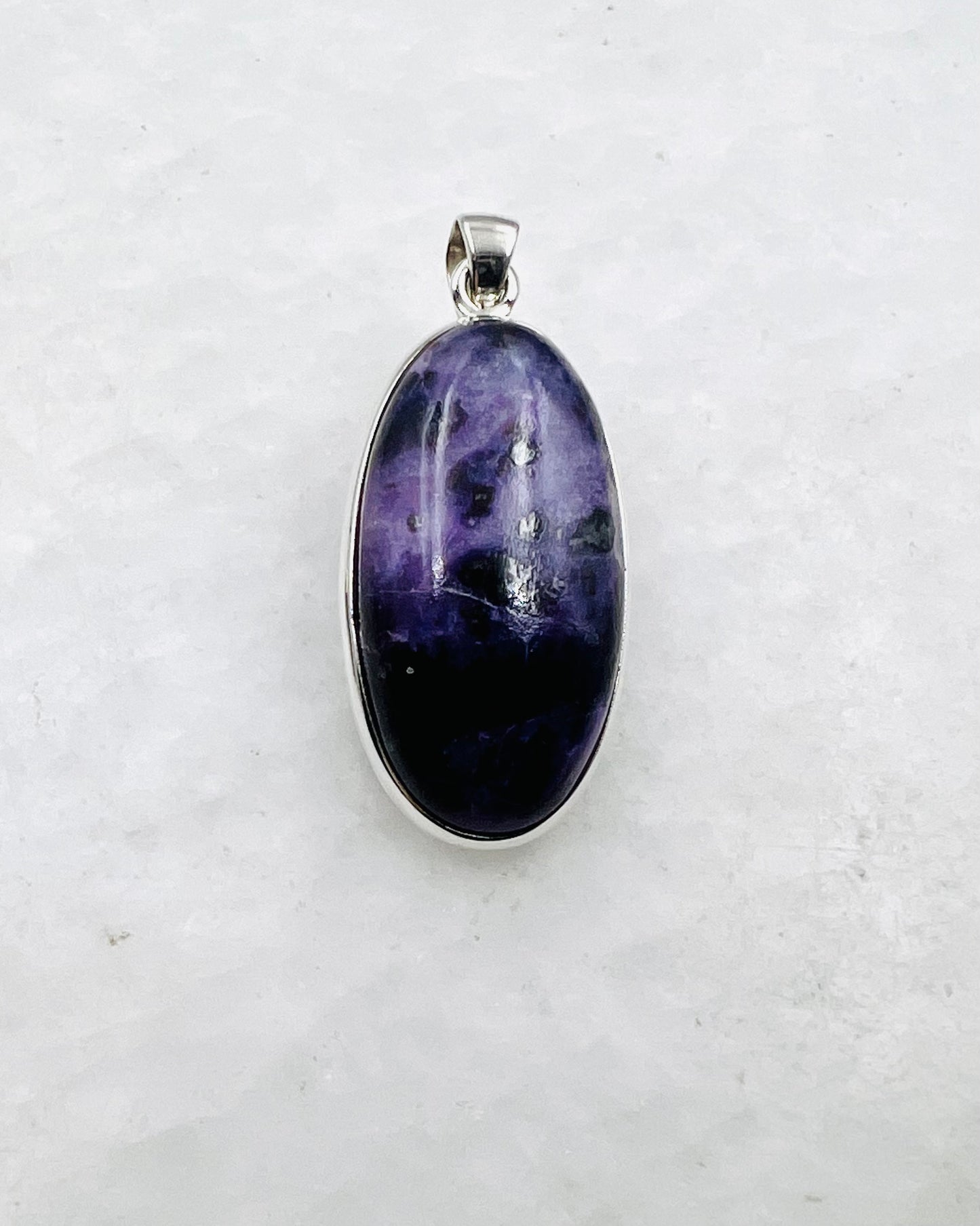 Sugilite in 0.925 Silver