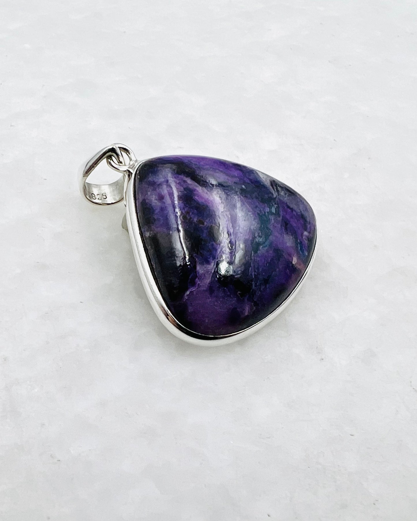 Sugilite in 0.925 Silver