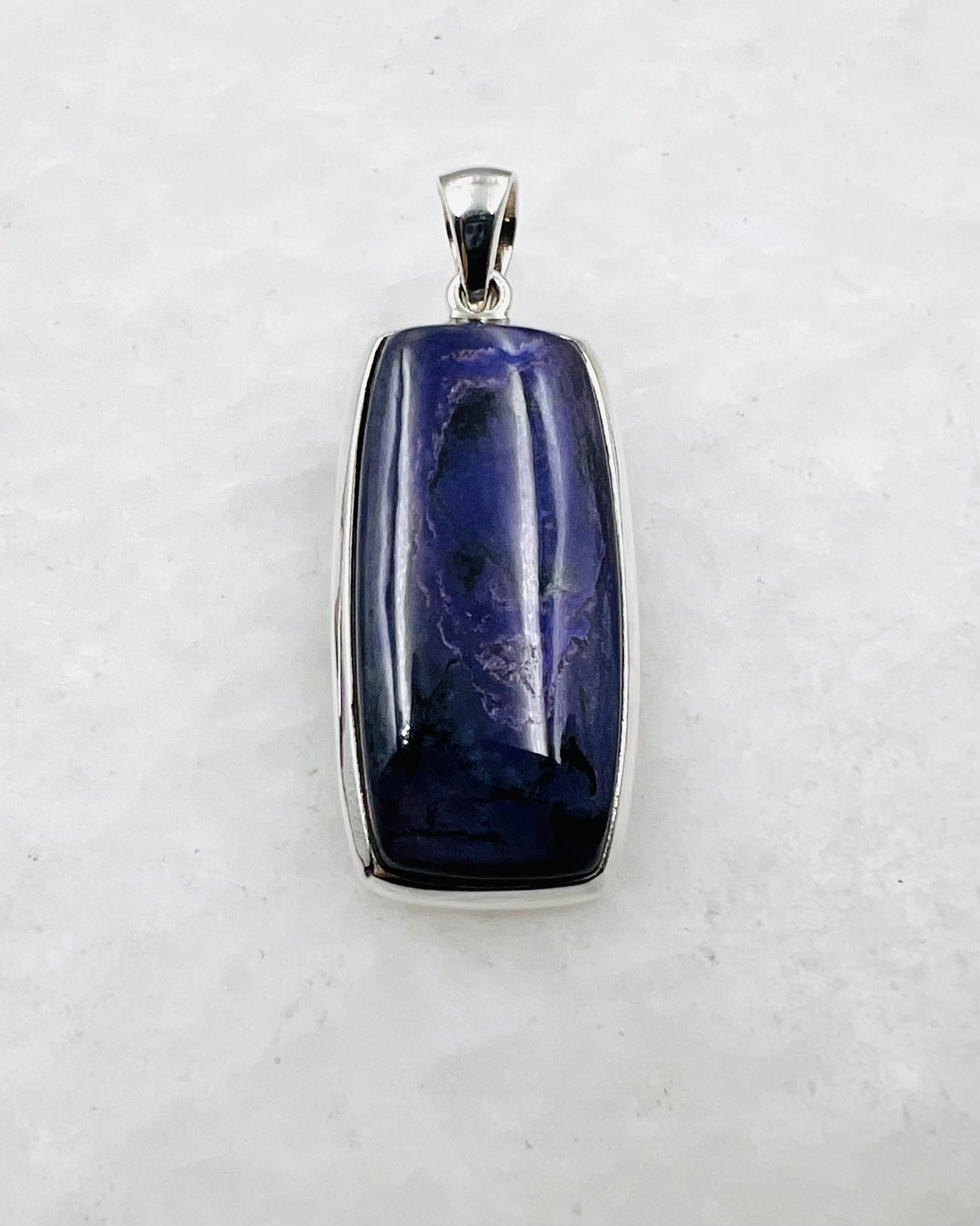 Sugilit in 925er Silber