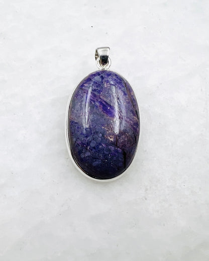 Sugilit in 925er Silber