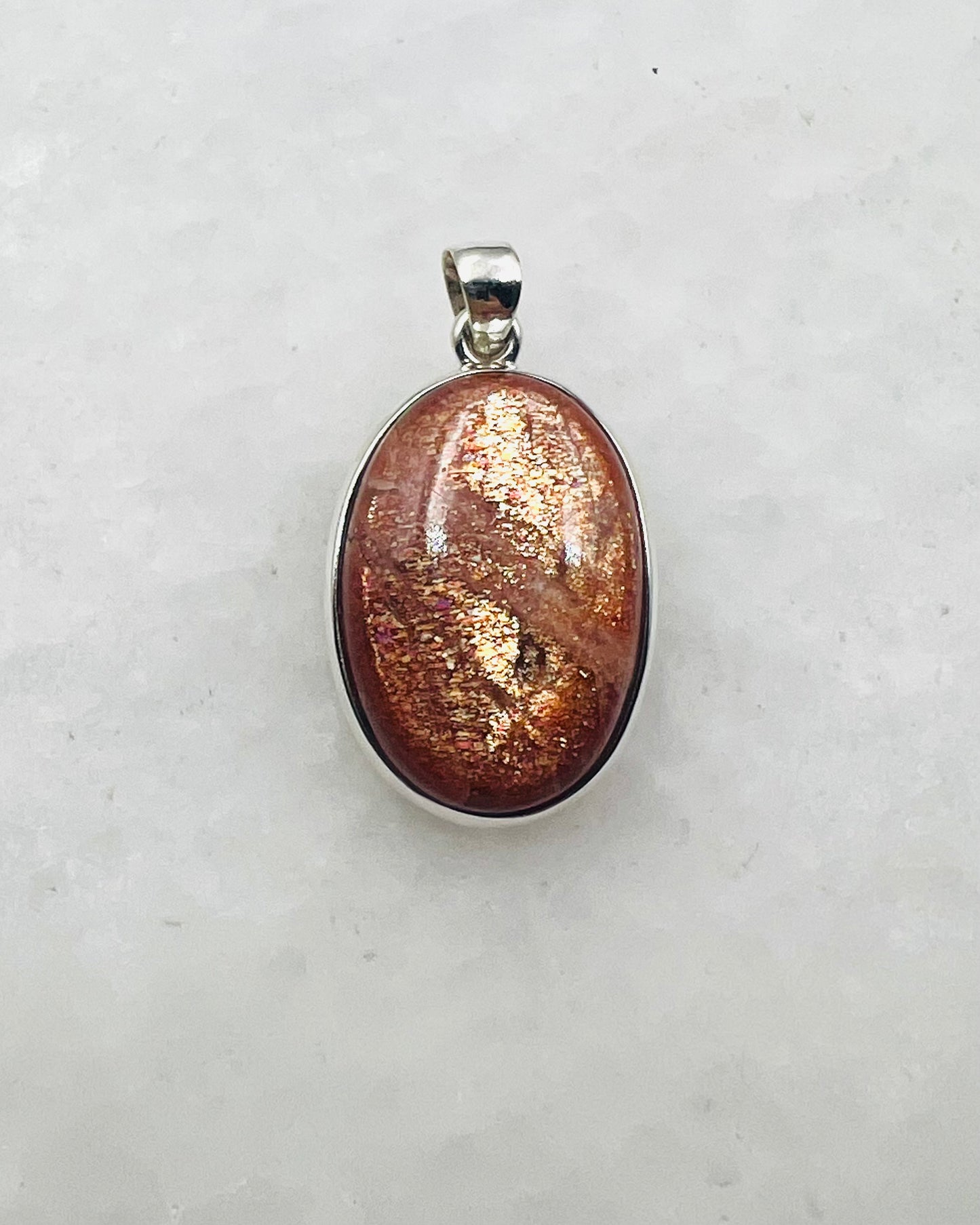 Sunstone in 0.925 Silver