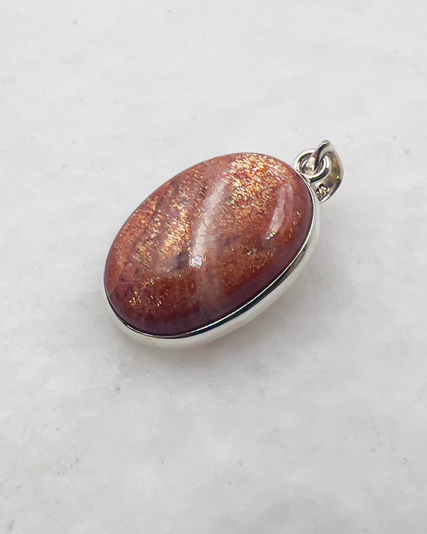 Sunstone in 0.925 Silver