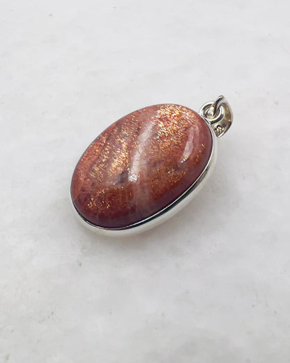 Sunstone in 0.925 Silver