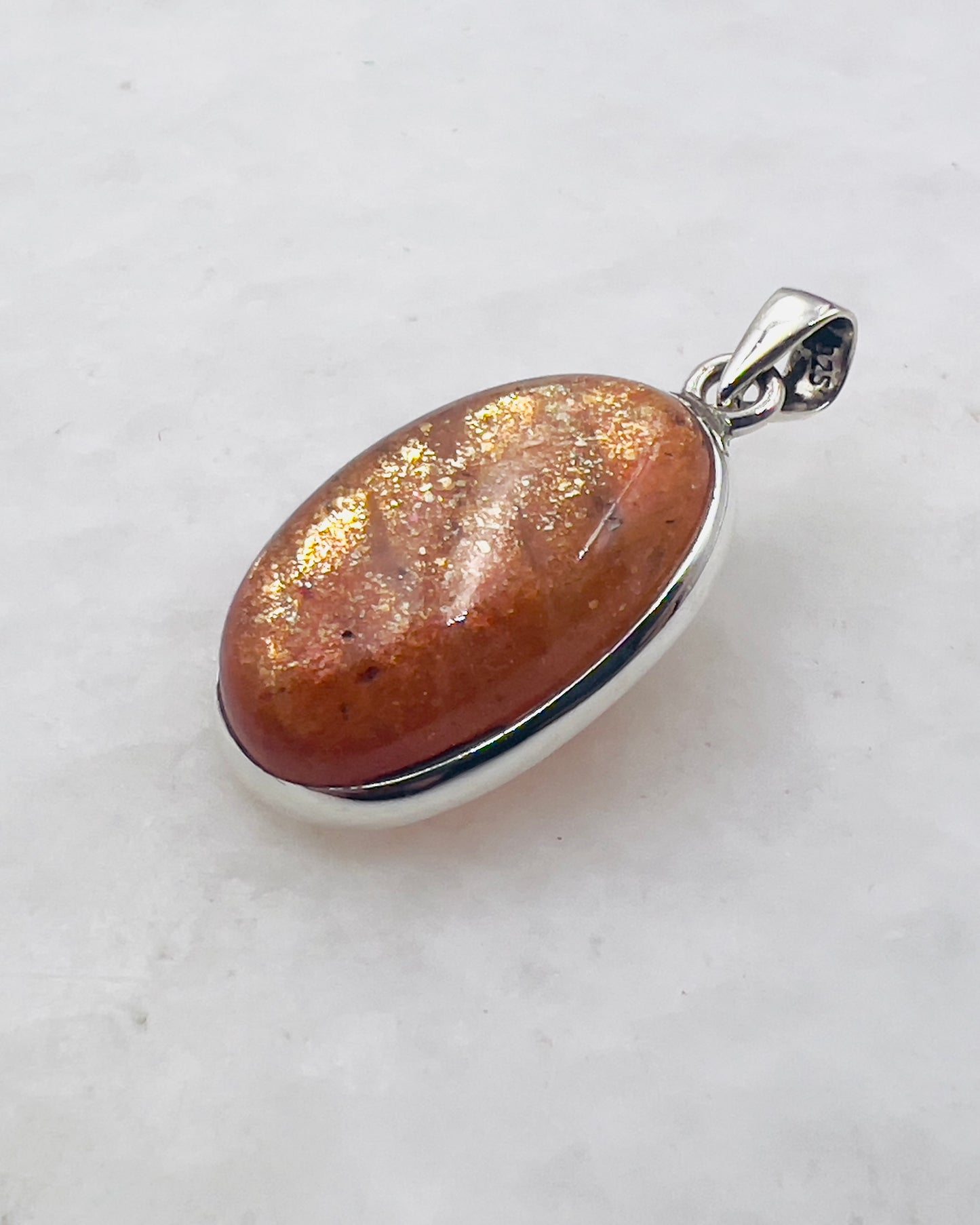 Sunstone in 0.925 Silver