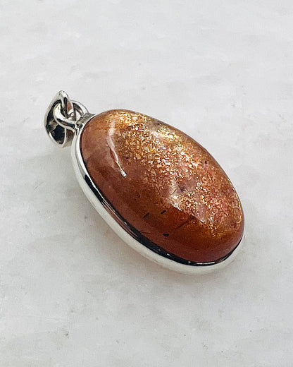 Sunstone in 0.925 Silver
