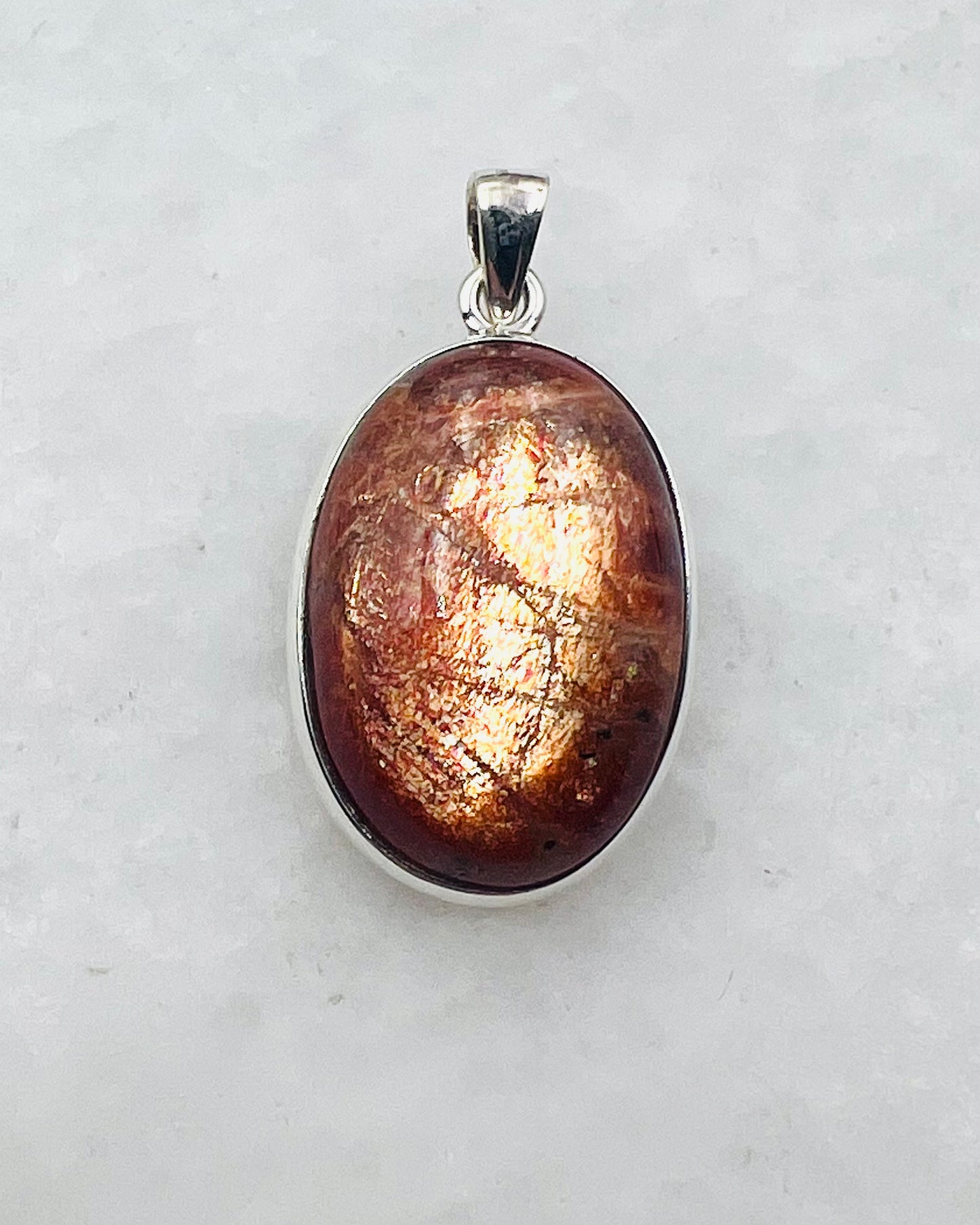 Sunstone in 0.925 Silver