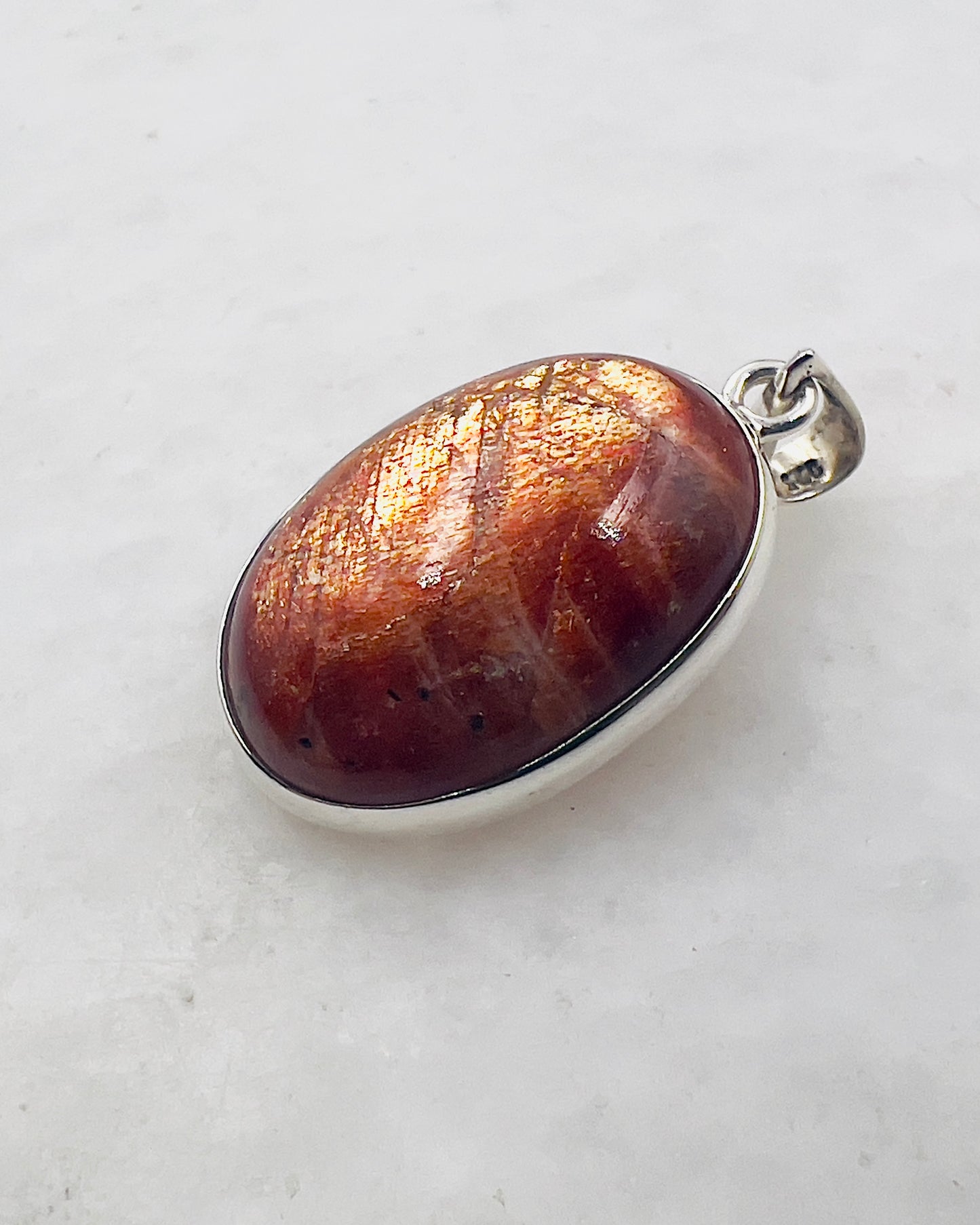 Sunstone in 0.925 Silver