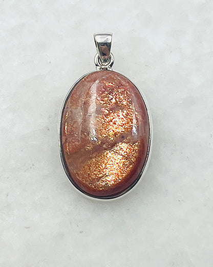 Sunstone in 0.925 Silver