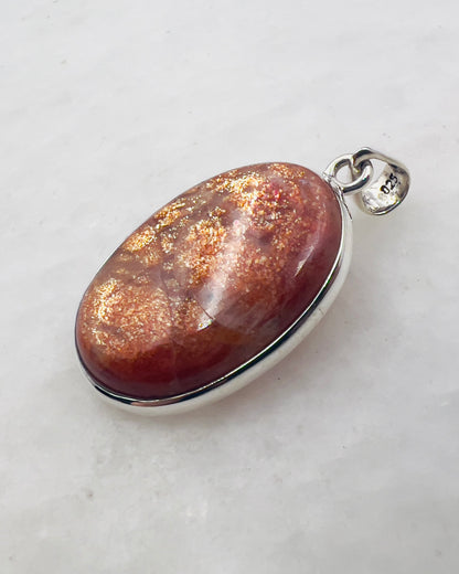 Sunstone in 0.925 Silver