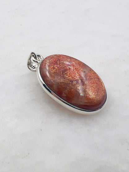 Sunstone in 0.925 Silver