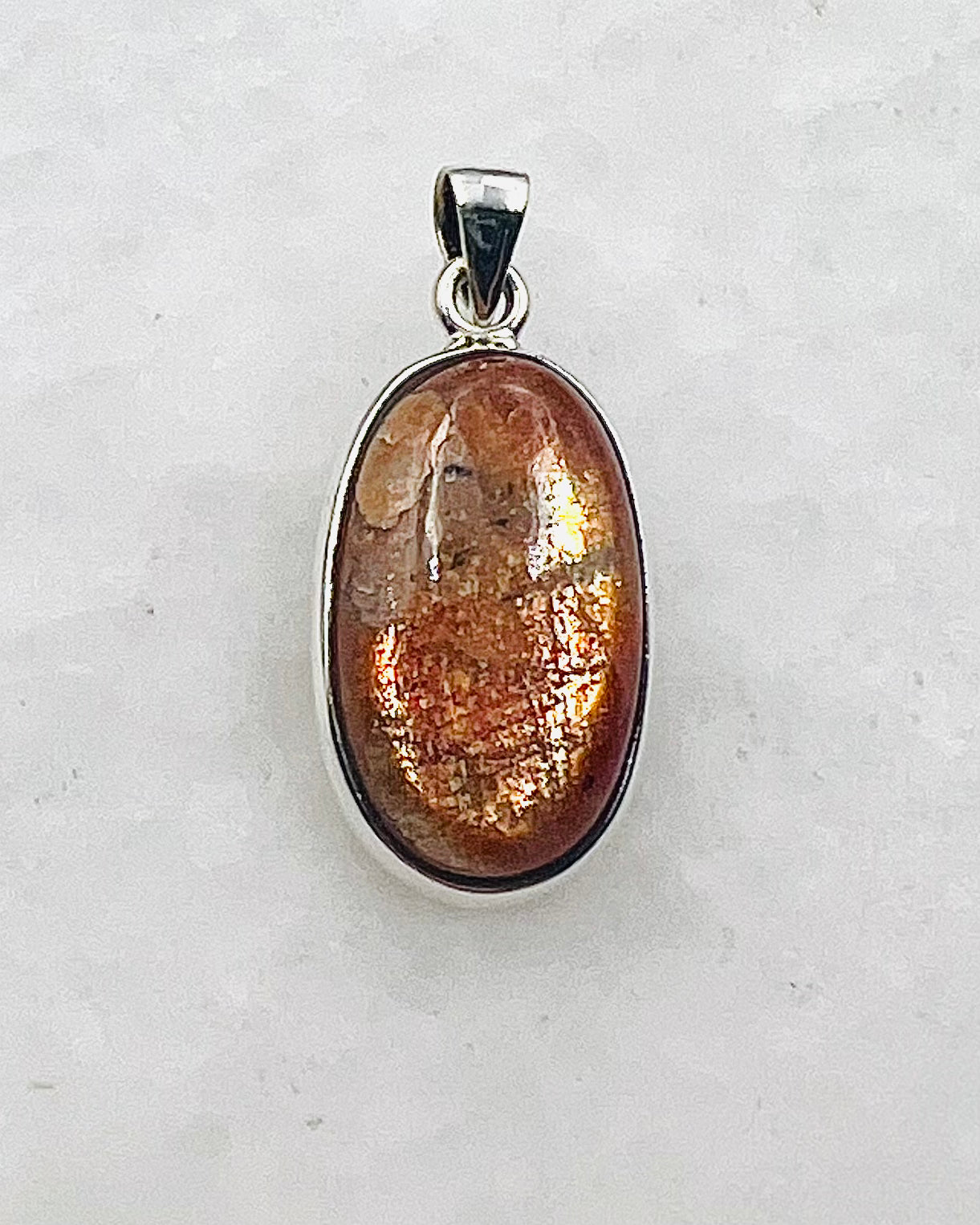 Sunstone in 0.925 Silver