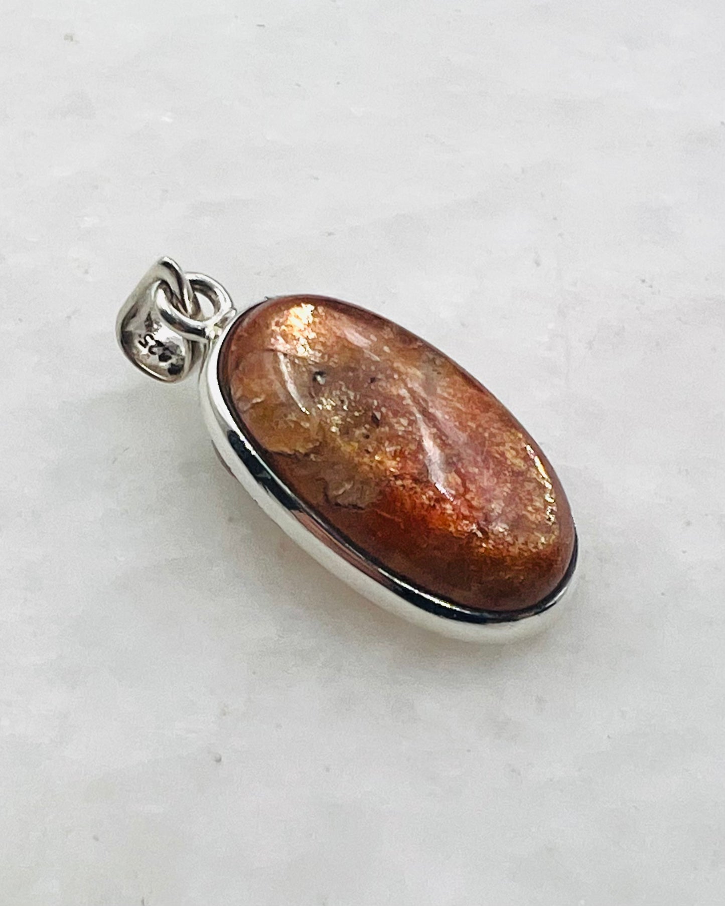 Sunstone in 0.925 Silver