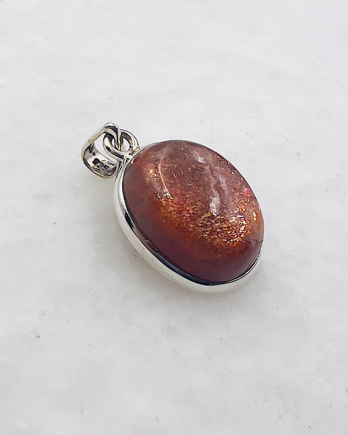 Sunstone in 0.925 Silver