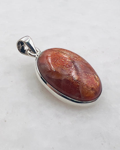 Sunstone in 0.925 Silver
