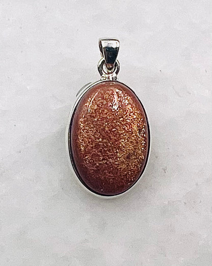 Sunstone in 0.925 Silver