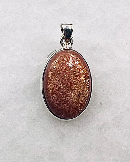 Sunstone in 0.925 Silver