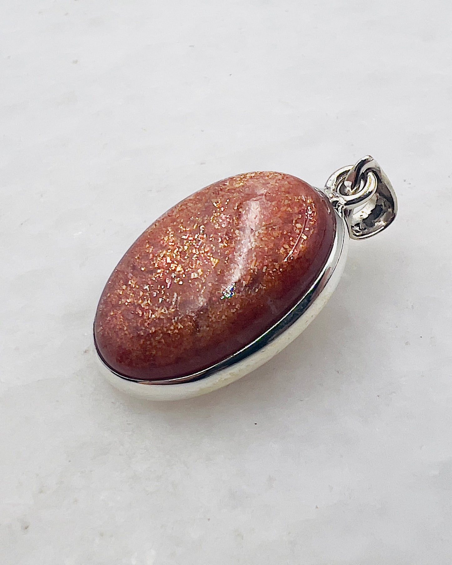 Sunstone in 0.925 Silver