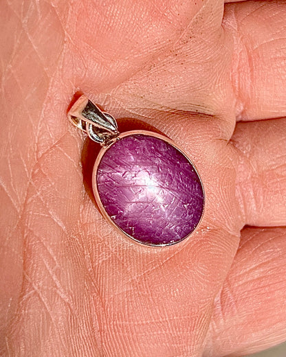 Star Ruby in 0.925 Silver