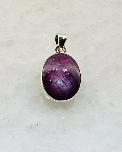 Star Ruby in 0.925 Silver