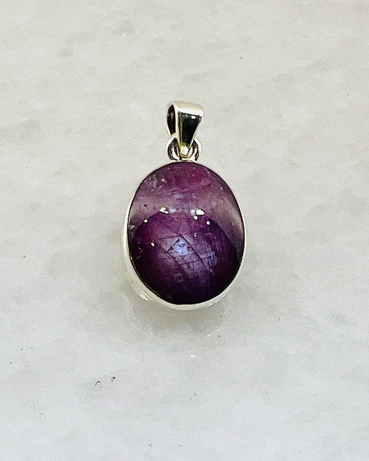 Star Ruby in 0.925 Silver