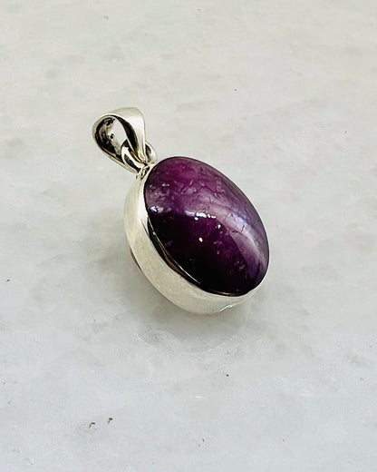 Star Ruby in 0.925 Silver