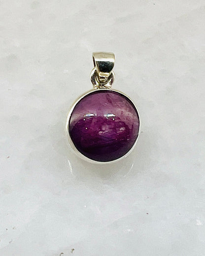 Star Ruby in 0.925 Silver