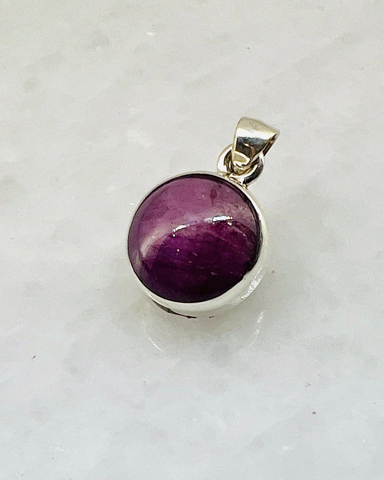 Star Ruby in 0.925 Silver
