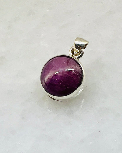 Star Ruby in 0.925 Silver
