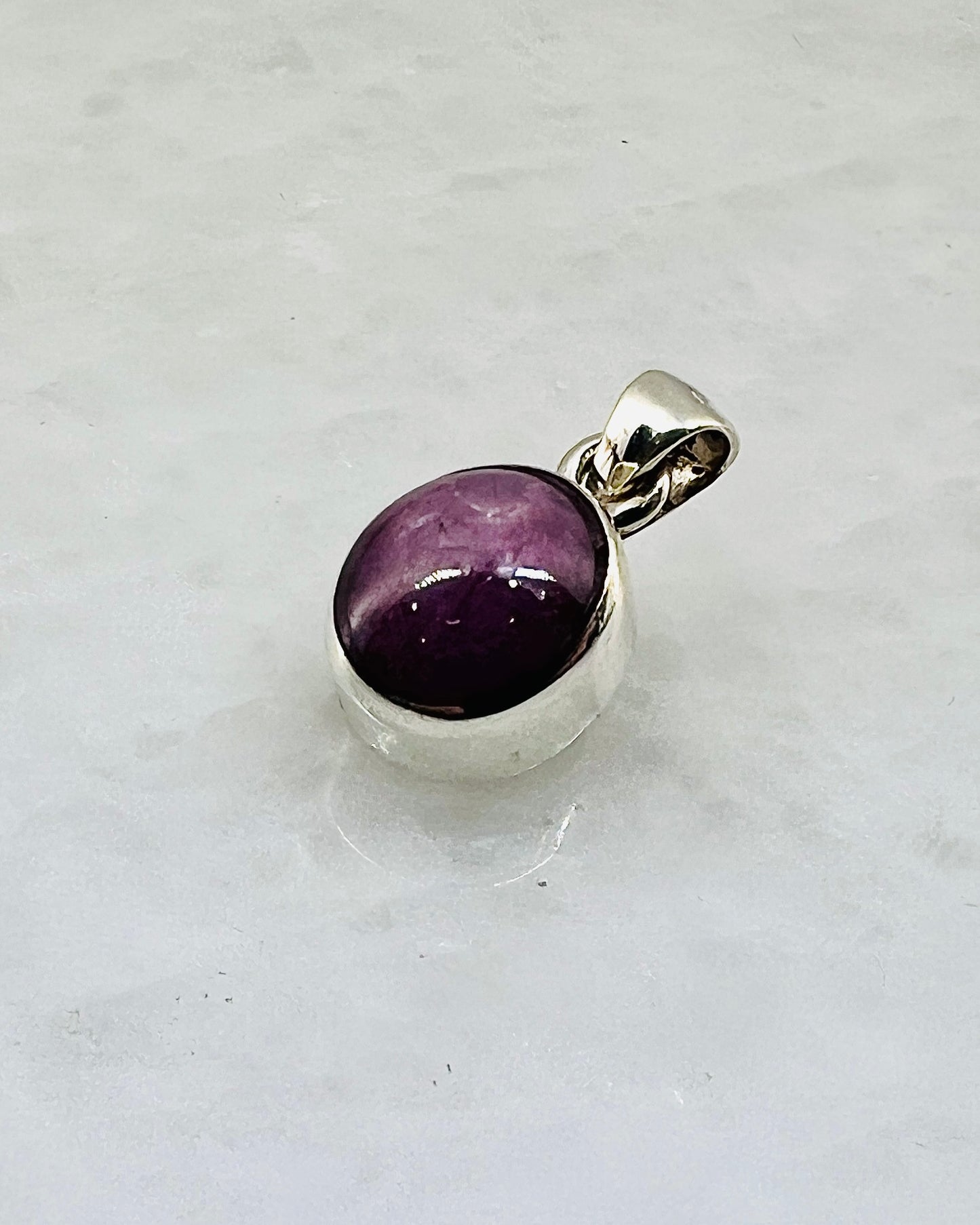 Star Ruby in 0.925 Silver
