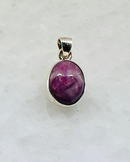 Star Ruby in 0.925 Silver