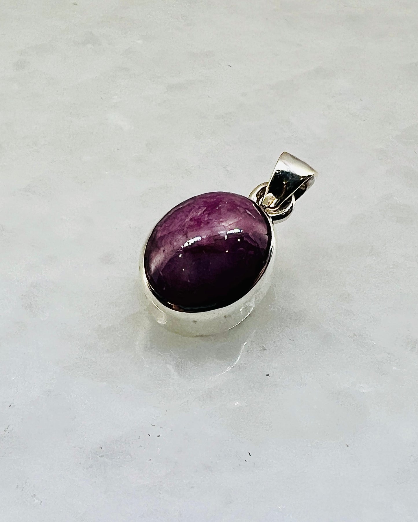 Star Ruby in 0.925 Silver
