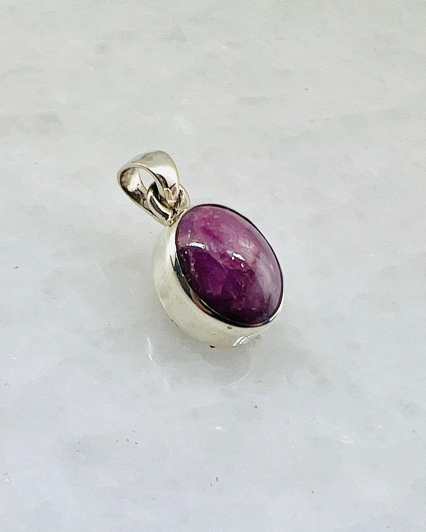 Star Ruby in 0.925 Silver