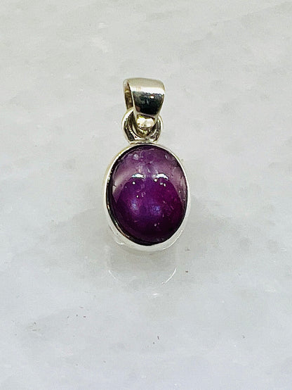 Star Ruby in 0.925 Silver