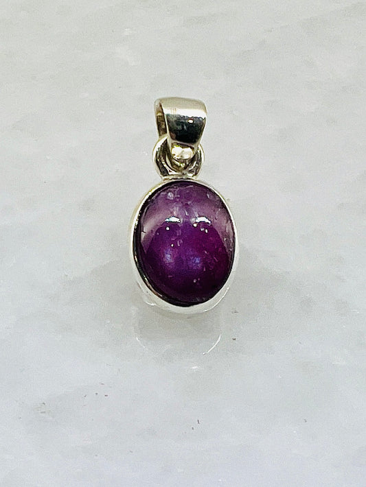 Star Ruby in 0.925 Silver