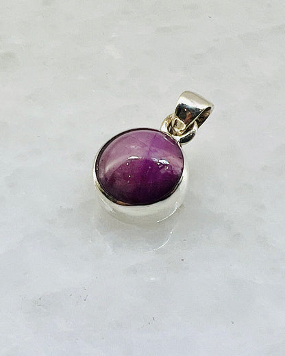 Star Ruby in 0.925 Silver