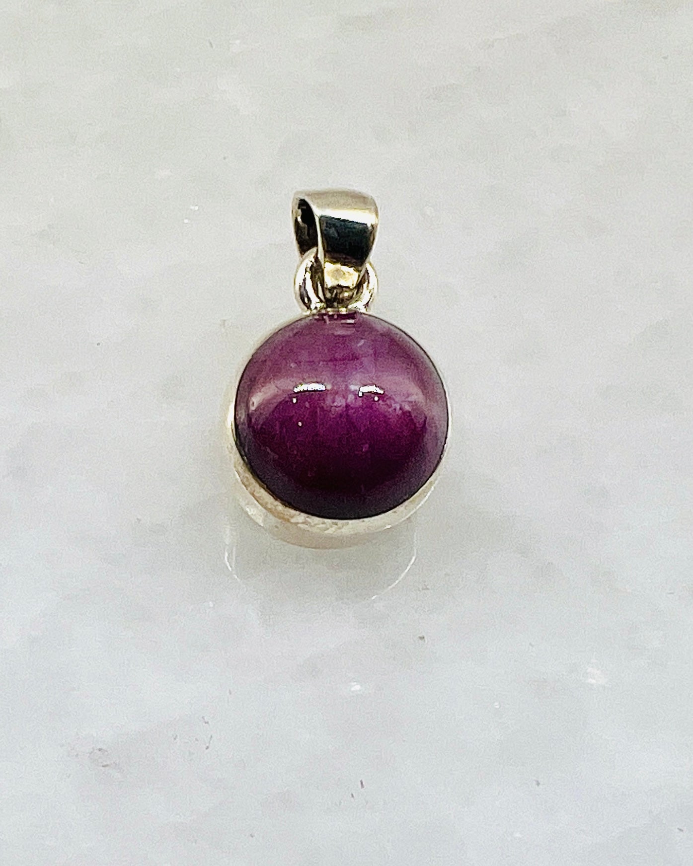 Star Ruby in 0.925 Silver