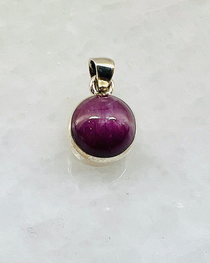 Star Ruby in 0.925 Silver