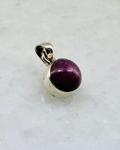 Star Ruby in 0.925 Silver
