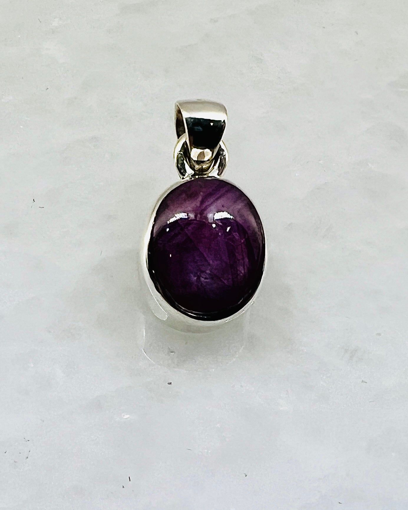 Star Ruby in 0.925 Silver