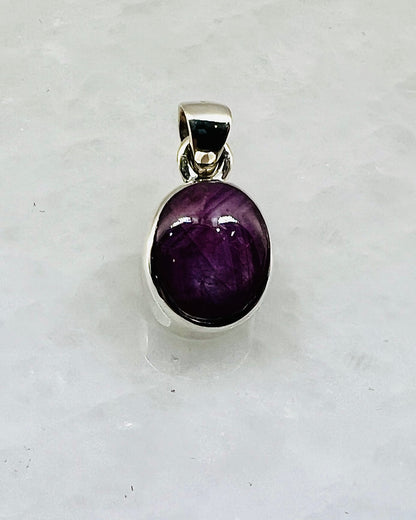 Star Ruby in 0.925 Silver