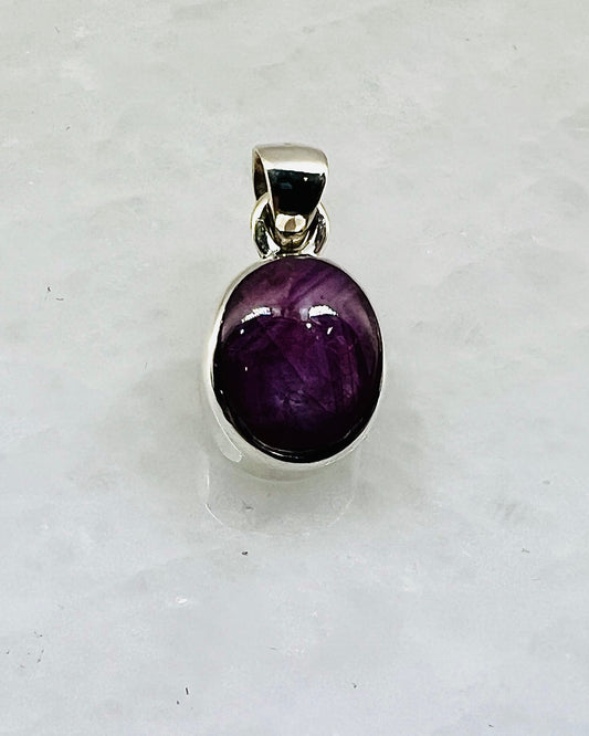 Star Ruby in 0.925 Silver