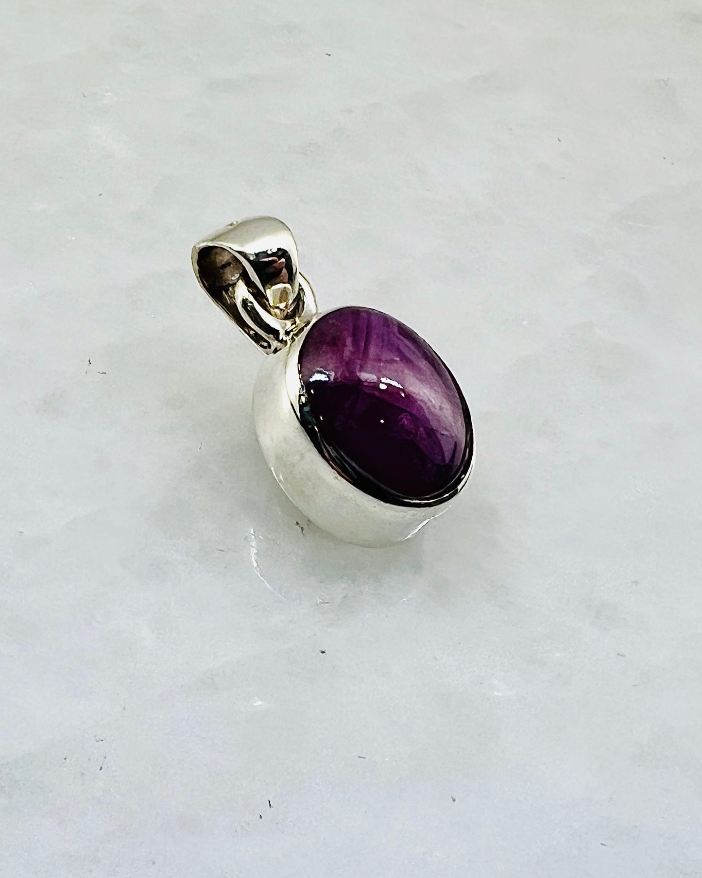Star Ruby in 0.925 Silver
