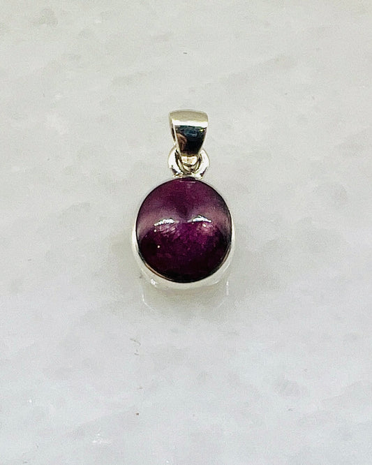 Star Ruby in 0.925 Silver