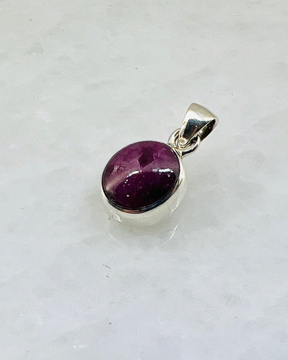 Star Ruby in 0.925 Silver