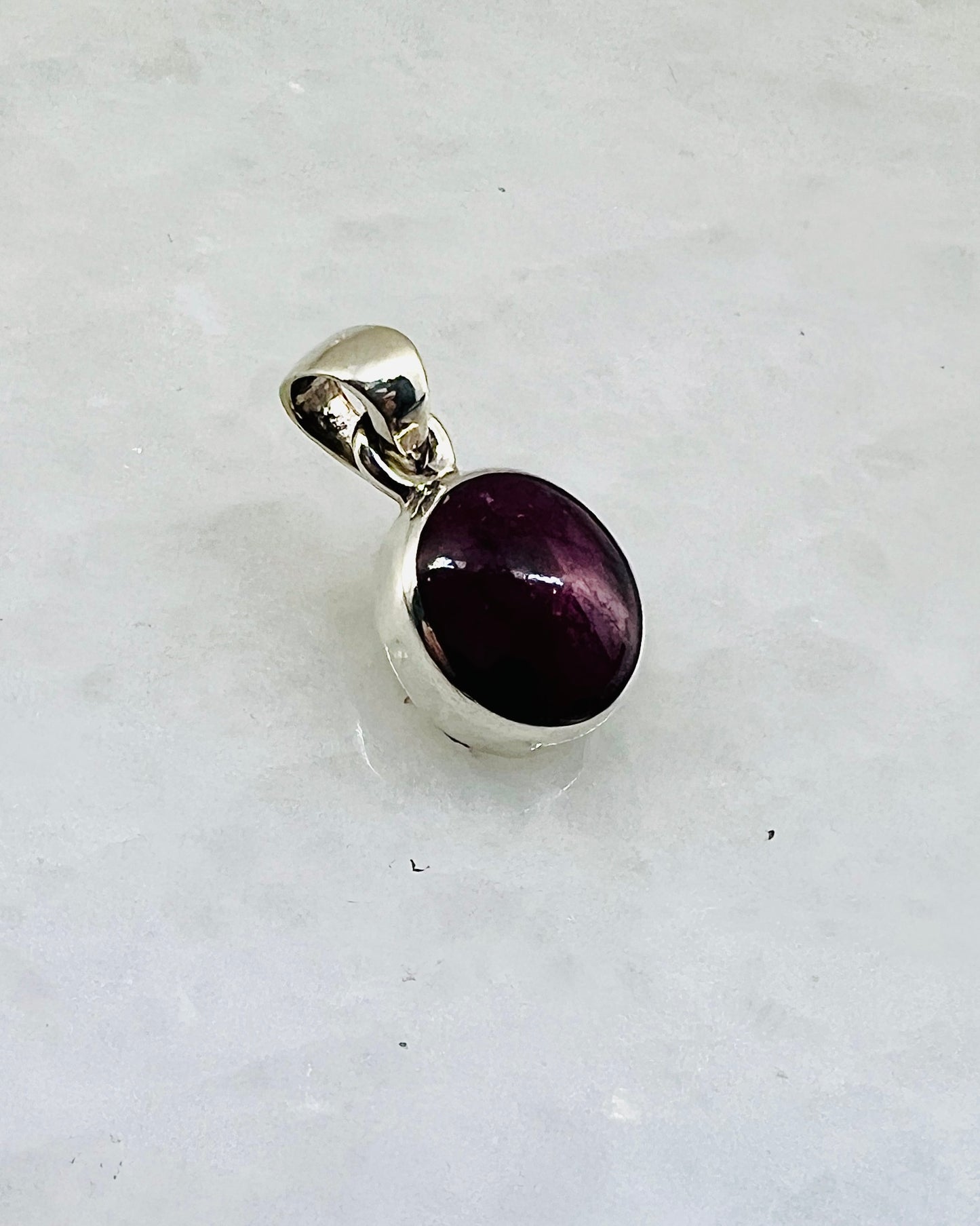Star Ruby in 0.925 Silver