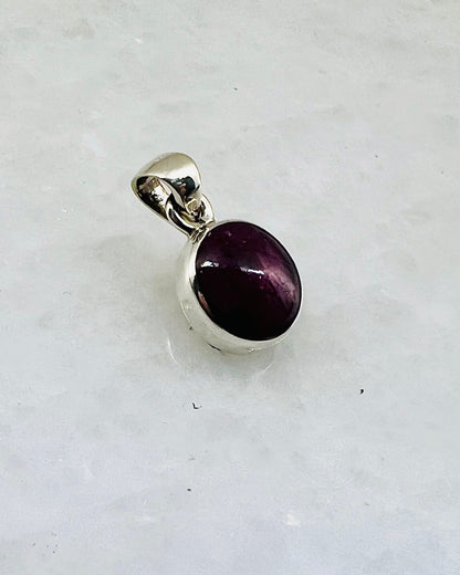 Star Ruby in 0.925 Silver