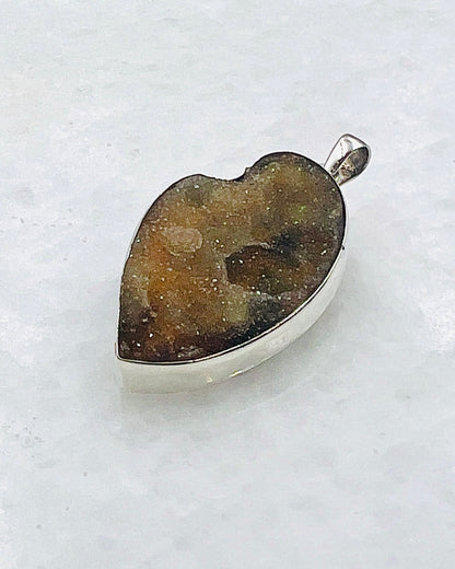 Turkish Chalcedony Drusy in 0.925 Silver