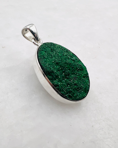 Uwarowit-Druse in 0,925 Silber